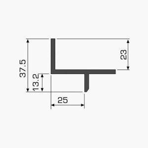 TEMPOLISTEL® A112 Profilé décoratif dimensions