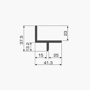 TEMPOLISTEL® A113 Profilé décoratif dimensions