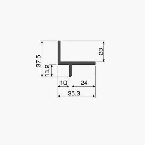 TEMPOLISTEL® A114 Profilé décoratif dimensions