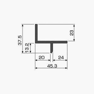 TEMPOLISTEL® A117 Profilé décoratif dimensions