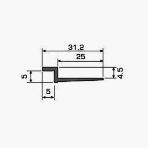 A103 Profilé joint creux dimensions