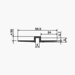 profile-joint-creux-ref-a104-dimensions 1 TEMPOLISTEL® A104 Profilé joint creux dimensions