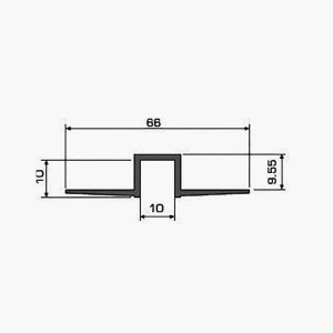 A104 Profilé joint creux dimensions