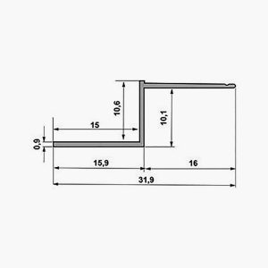 TEMPOLISTEL® A131 Profilé joint creux dimensions