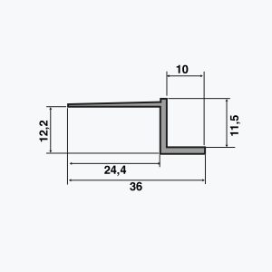 TEMPOLISTEL® A102 Profilé joint creux