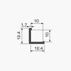 TEMPOLISTEL® A123 Profilé protège angle dimensions