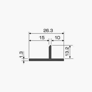 TEMPOLISTEL® A120 Profilé T dimensions