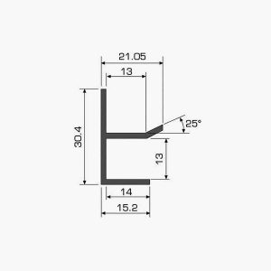 TEMPOLISTEL® A115 Profilé U plaque de plâtre dimensions