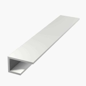 Profilé décoratif, Profilé U plaque de plâtre - Profil d’arrêt tête de cloison. - Profilé d’arrêt ba 13.