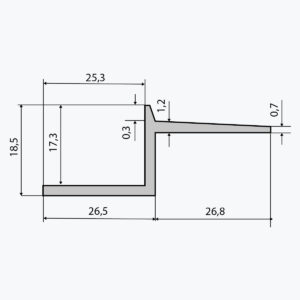 tempolistel-b114-profile-joint-creux-technic-dimension 3
