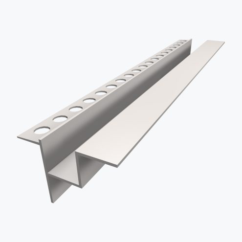Profilé de transition pour faux-plafond plaque de plâtre et démontable TEMPOLISTEL® B115